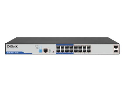 D-Link DGS-F1210-18PS-E 18-Port Gigabit Smart PoE+ Switch