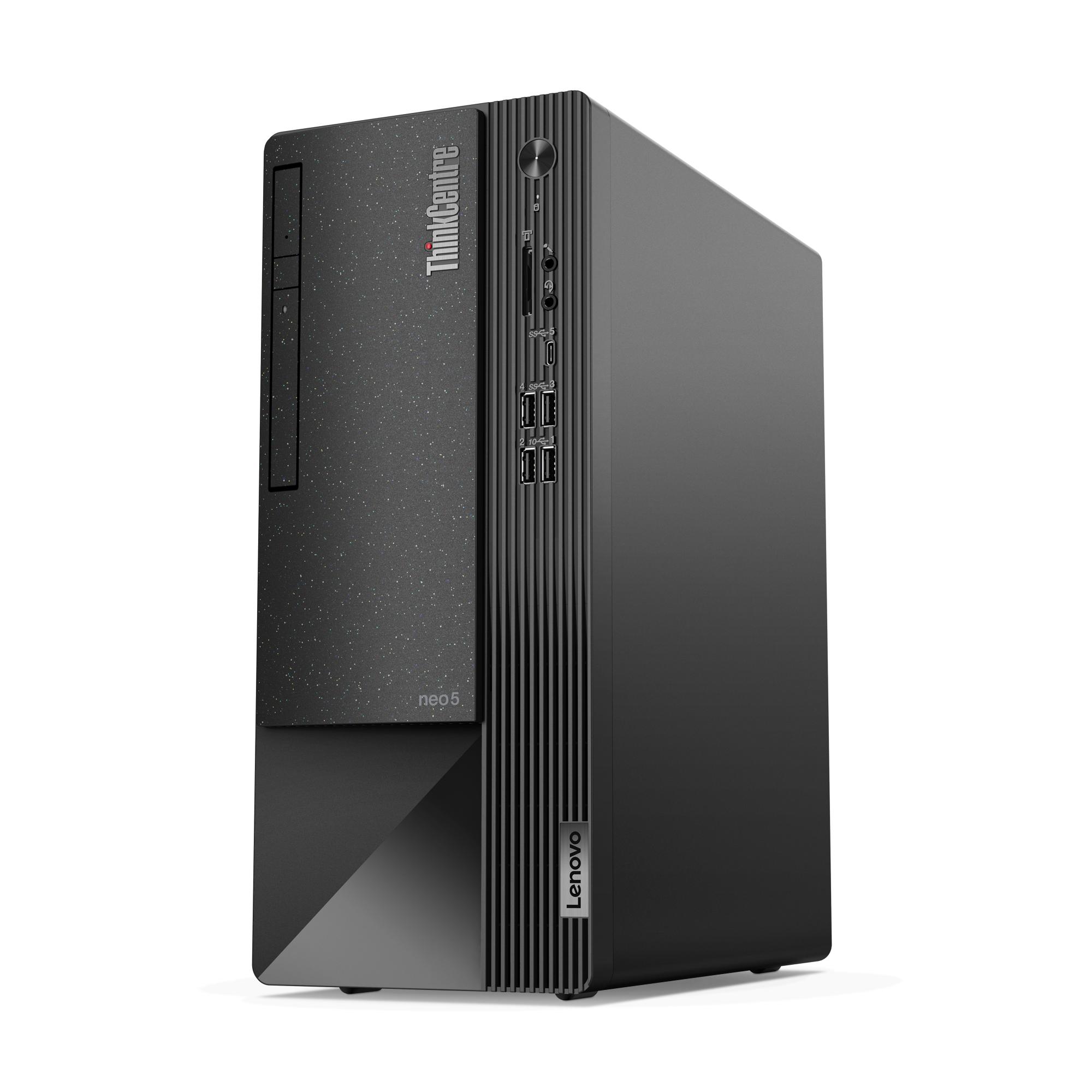 Lenovo ThinkCentre neo 50t Gen 4 Lenovo ThinkCentre neo 50t Gen 4 Tower, Intel Core i512th generation, 8GB DDR4 3200MHz RAM, 512GB PCIe NVMe SSD, brandnew - Image 1