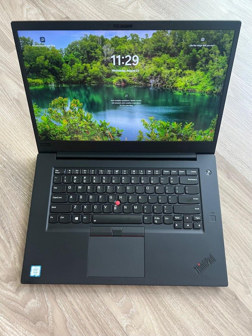 Lenovo ThinkPad P1 Lenovo ThinkPad P1 Intel Xeon 16GB RAM 512GB SSD NVIDIA Quadro P2000 4gb 15.6 inch display - Image 1